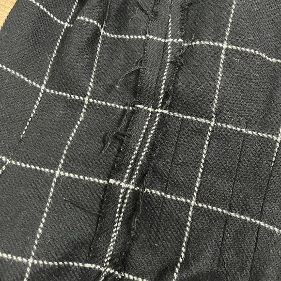 L.A.M.B Gwen Stefani pinstripe plaid wool suit blazer jacket size 2 - Picture 9 of 15